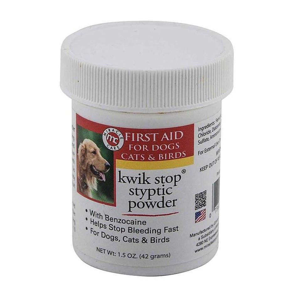 Grooming Tools Ryan's Pet Supply  | Kwik Stop 1.5 Oz Styptic Powder